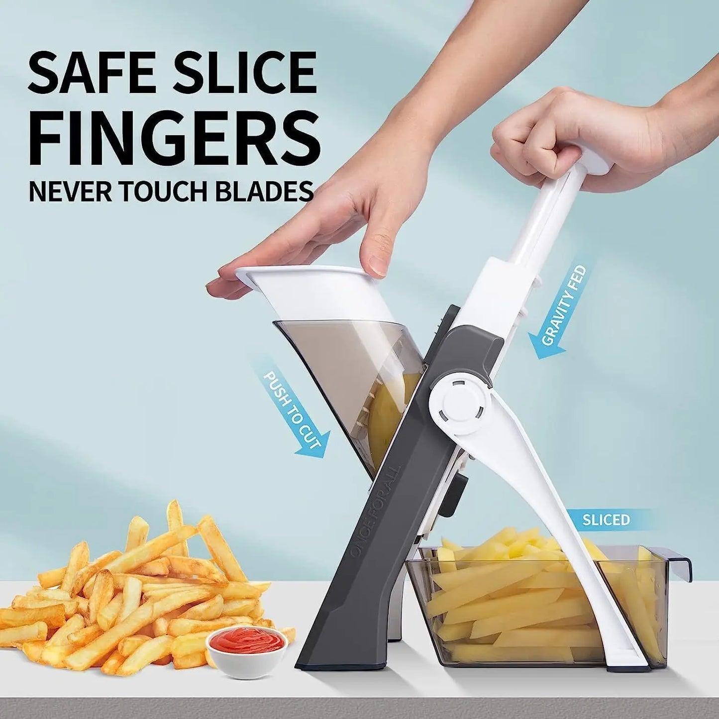 4-in-1 Safe Mandoline Slicer