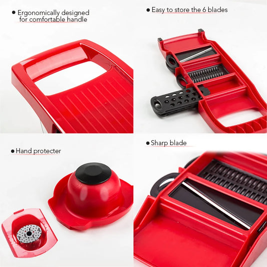 Vegetable Slicer Shredder Stainless Steel Blade  Potato And Carrot Shredder Ginger Grinder Kitchen Tool