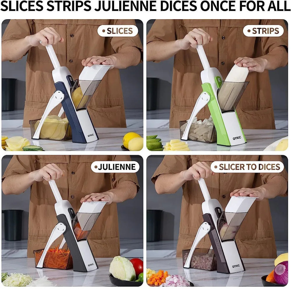 4-in-1 Safe Mandoline Slicer