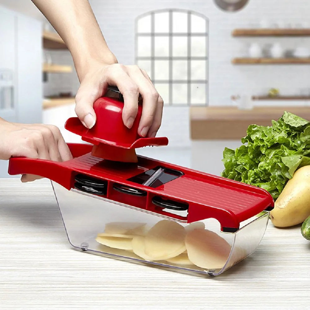 Vegetable Slicer Shredder Stainless Steel Blade  Potato And Carrot Shredder Ginger Grinder Kitchen Tool