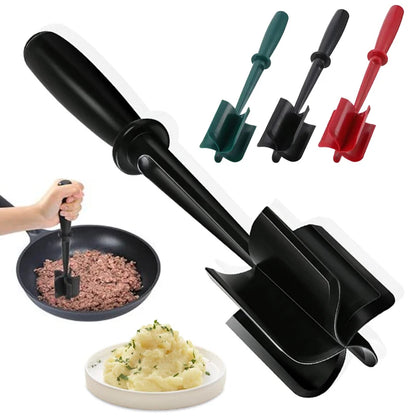 New Household Kitchen Meat Chopper Handheld Meat Grinder Mixing, Grinding and Pounding Spatula Meat Mashing Machine Kitchen Tool