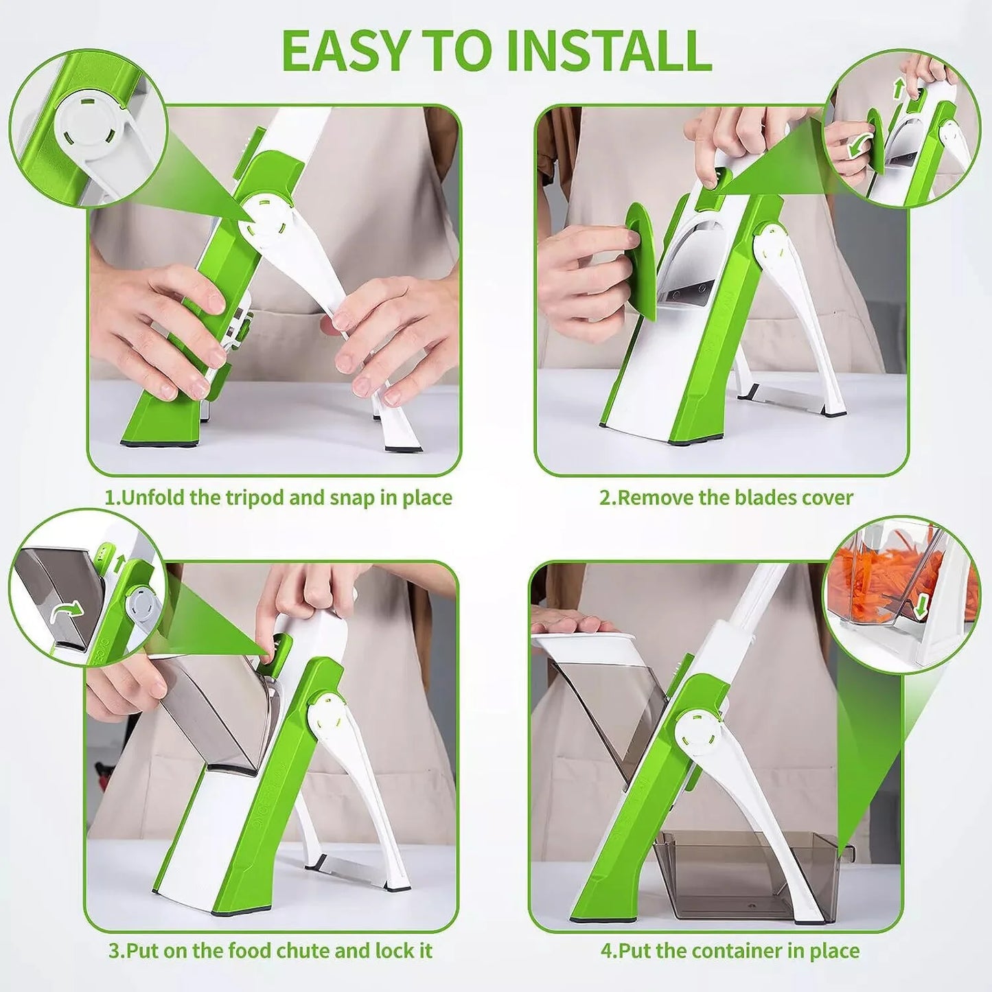 4 in 1 Multifunctional Kitchen Chopping Artifact Vegetable Slicer Food Chopper