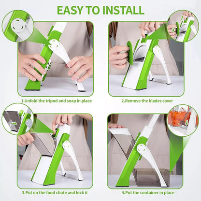 4 in 1 Multifunctional Kitchen Chopping Artifact Vegetable Slicer Food Chopper