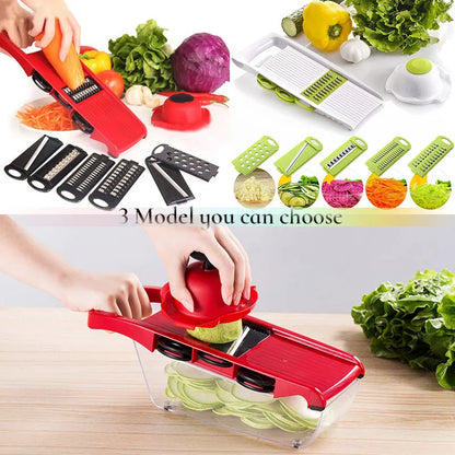 Vegetable Slicer Shredder Stainless Steel Blade  Potato And Carrot Shredder Ginger Grinder Kitchen Tool