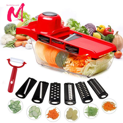 Vegetable Slicer Shredder Stainless Steel Blade  Potato And Carrot Shredder Ginger Grinder Kitchen Tool